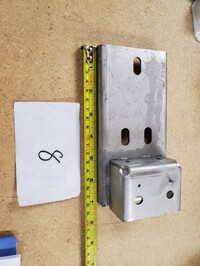 [Parts] SD1.9L3 Glass Door Freezer Stainless Bracket