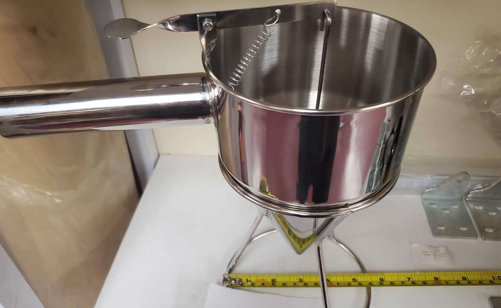 [Parts] Stainless Steel Funnel With lever 5x7x 1/2