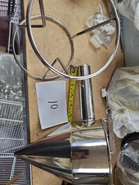 [Parts] Stainless Steel Funnel With lever 5x7x 1/2