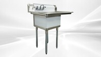 NSF Right 1 Compartment Sink With Faucet S1C181812-18R-318