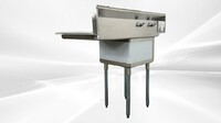NSF Right 1 Compartment Sink With Faucet S1C181812-18R-318