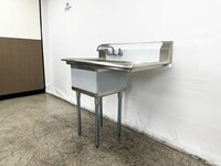 NSF Right 1 Compartment Sink With Faucet S1C181812-18R-318