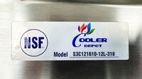 NSF Left Three Compartment Sink With Faucet HN-C3T121610-12L