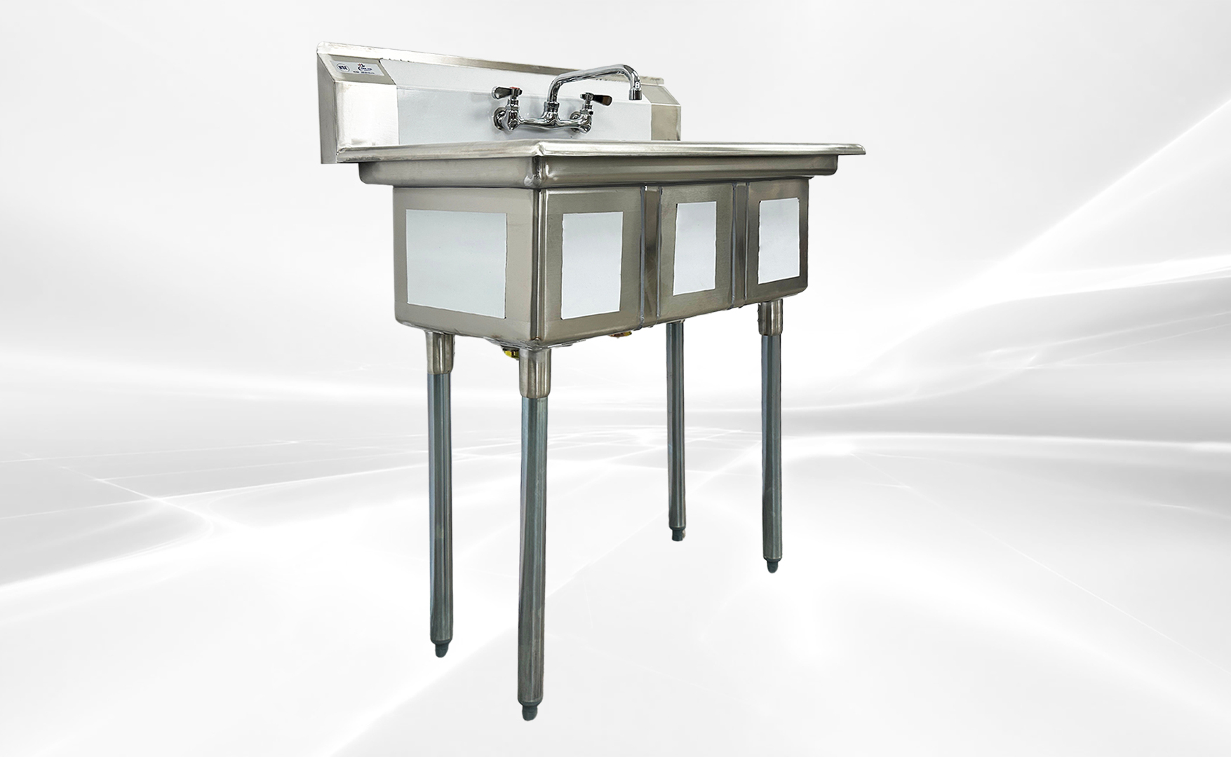 NSF Three Compartment Sink With Faucet S3C101410-318