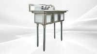 NSF Three Compartment Sink With Faucet S3C101410-318
