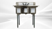 NSF Three Compartment Sink With Faucet S3C101410-318