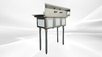 NSF Three Compartment Sink With Faucet S3C101410-318