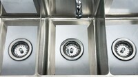 NSF Three Compartment Sink With Faucet S3C101410-318