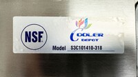 NSF Three Compartment Sink With Faucet S3C101410-318