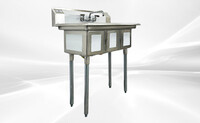 NSF Three Compartment Sink With Faucet S3C101410-318