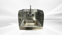 12 ins Hand Sink With Two Splashes And Faucet NSF HS-12-LR-320