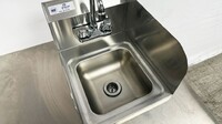 12 ins Hand Sink With Two Splashes And Faucet NSF HS-12-LR-320