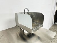 12 ins Hand Sink With Two Splashes And Faucet NSF HS-12-LR-320