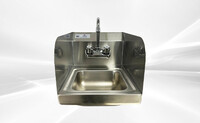 12 ins Hand Sink With Two Splashes And Faucet NSF HS-12-LR-320