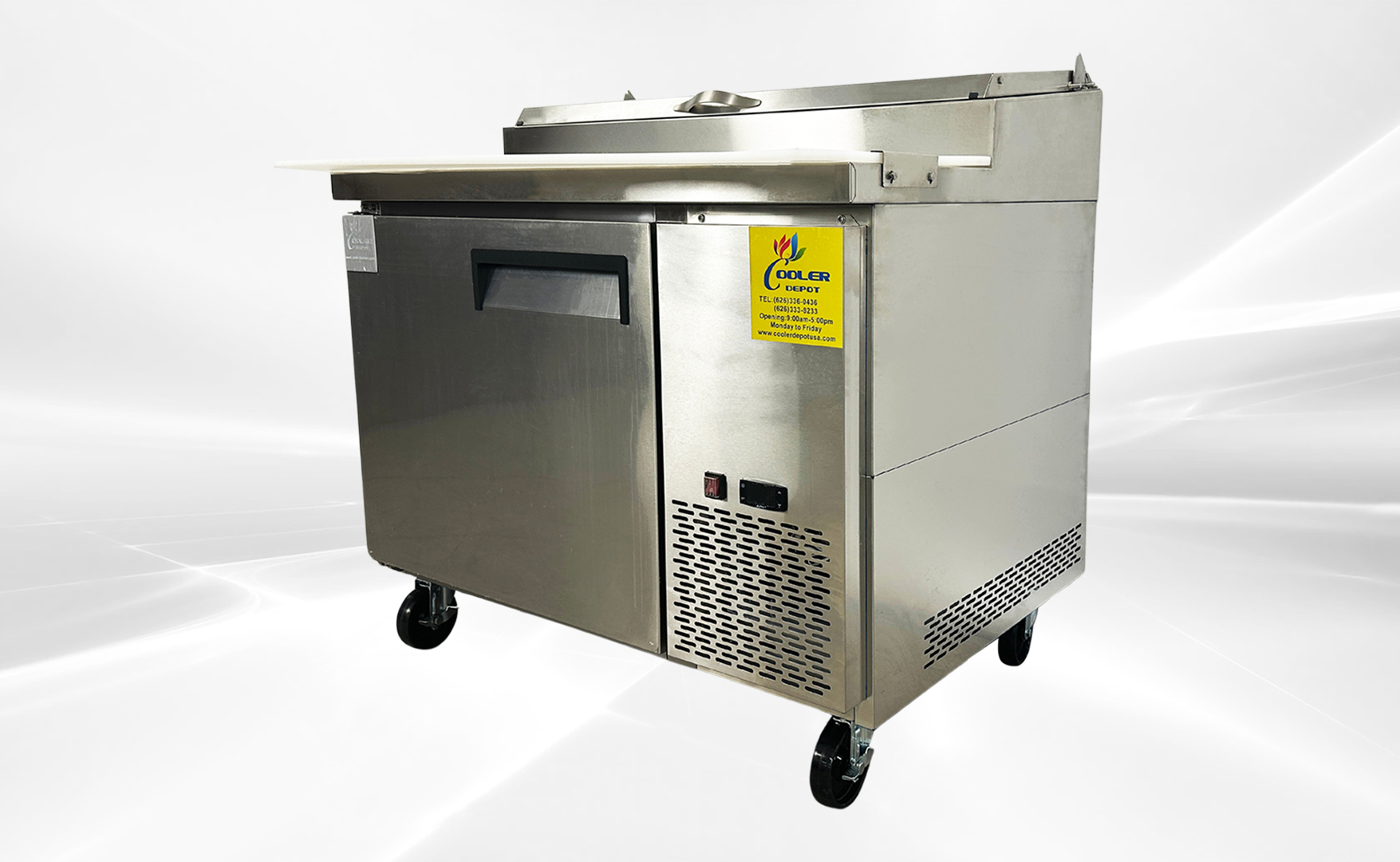NSF Pizza Prep Table Stainless Refrigerator CD-45PP