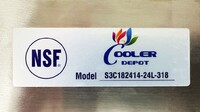 NSF Left One 3 Compartment Sink With Faucet S3C182414-24L-318