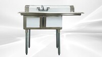 NSF Right 1 Two Compartment Sink With Faucet HN-C2T151512-15R