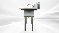 NSF Right 1 Two Compartment Sink With Faucet HN-C2T151512-15R