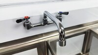 NSF Right 1 Two Compartment Sink With Faucet HN-C2T151512-15R