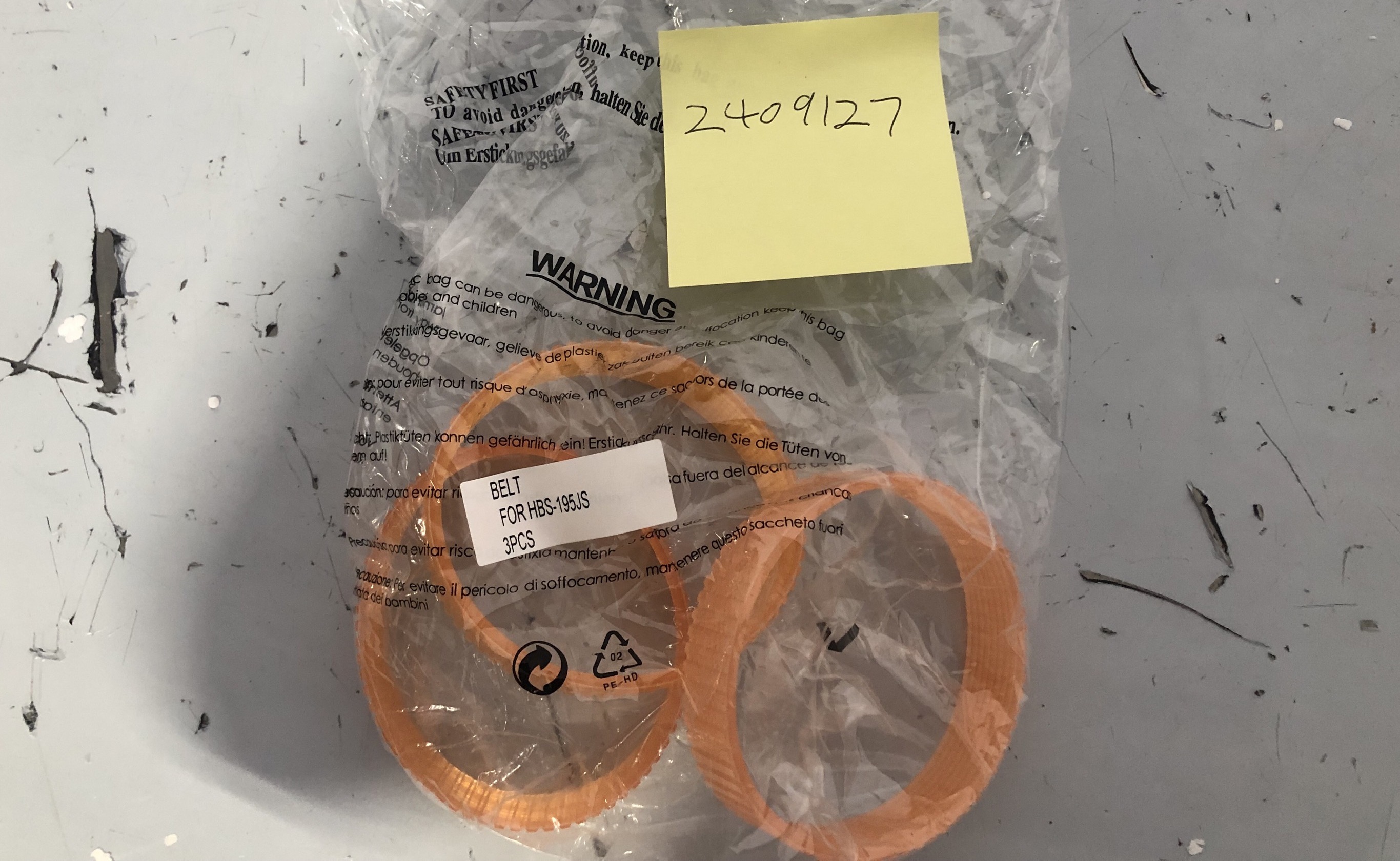 [Parts] HBS-195JS Commercial Meat Slicer Belt