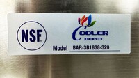 Three Compartment Bar Sink with Faucet NSF BAR-3B1838-320