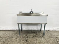 Three Compartment Bar Sink with Faucet NSF BAR-3B1838-320