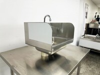 17 ins Hand Sink With Two Splashes And Faucet NSF HS-17-LR-320