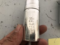 [Parts] LG400 two glass door refrigerator Haoye Capacitor 250V