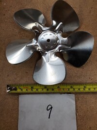 [Parts] TUC48R Undercounter refrigerator Fan Blades ￠170 28°