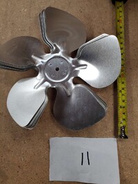 [Parts] TUC72R Undercounter refrigerator Fan Blade ￠200 28°