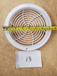 [Parts] LC-600 Merchandising door cooler White Plastic Fan Gard
