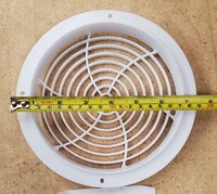 [Parts] LC-600 Merchandising door cooler White Plastic Fan Gard