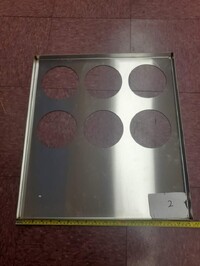 [Parts] PN36 NSF Pasta noodle cooker Stainless Steel Plate With