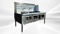 Commercial NSF 3 hole Chinese Wok Range made USA CWRUS-3H