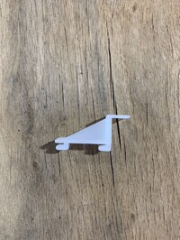 [Parts] Small White Plastic Brackets