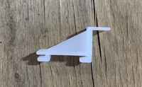 [Parts] Small White Plastic Brackets