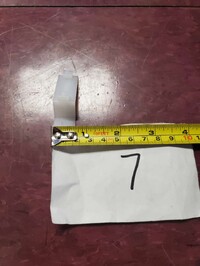 [Parts] Small White Plastic Brackets
