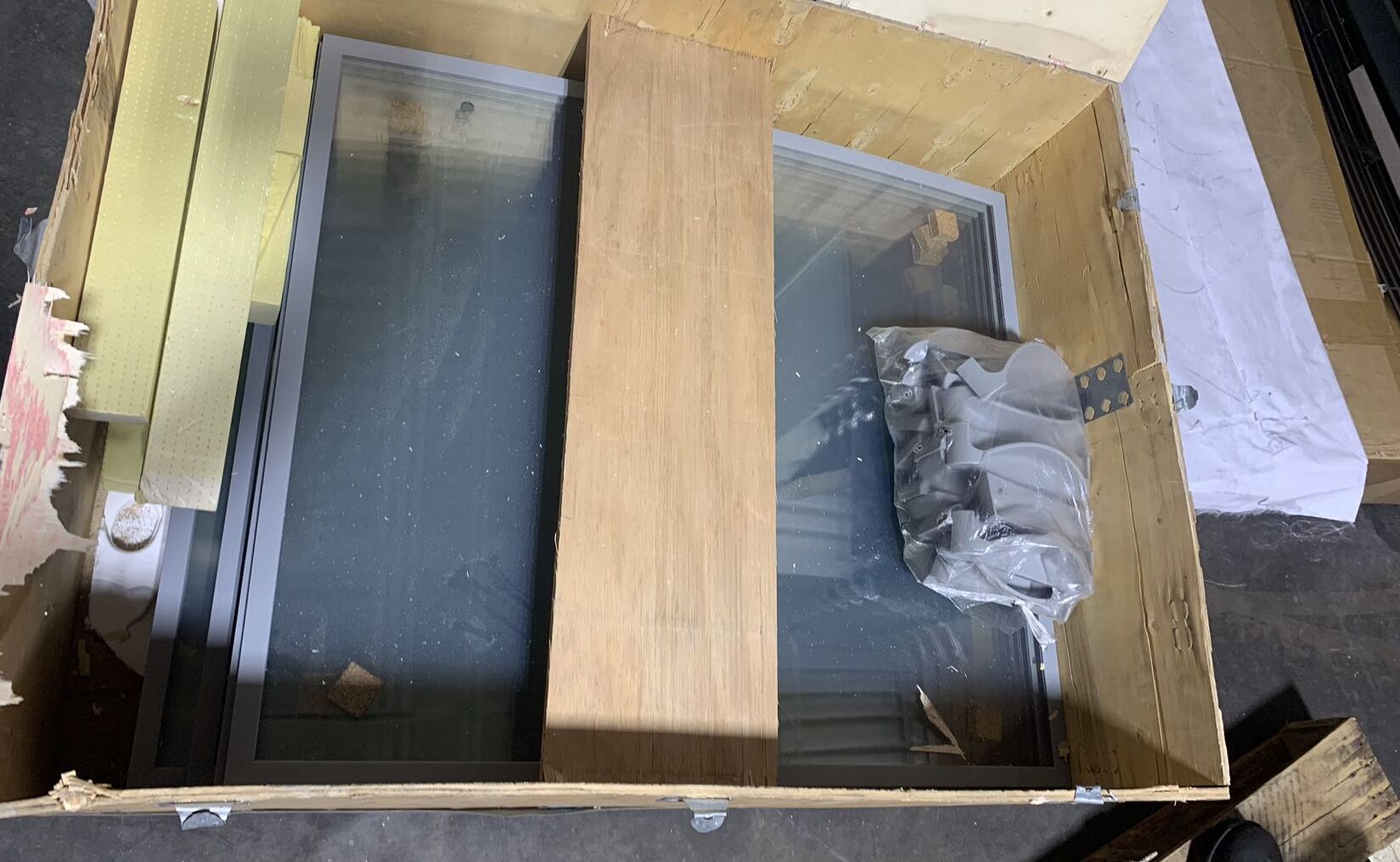 [Parts]CQH22L Frozen Meat Food Display Freezer middle Glass Door