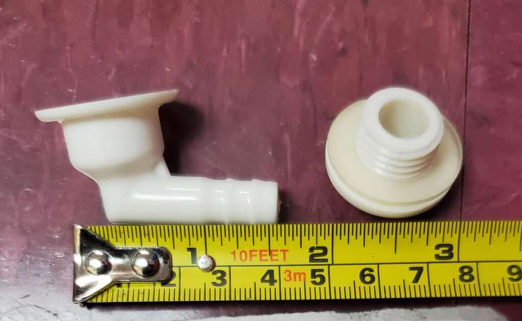 [Parts] LG1000 two glass door refrigerator Plastic Drain 01