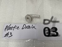 [Parts] LG1000 two glass door refrigerator Plastic Drain 01