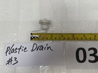 [Parts] LG1000 two glass door refrigerator Plastic Drain 01