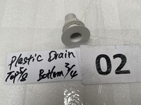 [Parts] LG1000 two glass door refrigerator Plastic Drain 02