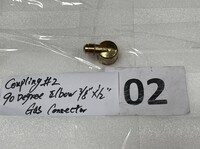[Parts] Coupling 90 Degree Elbow 3/8‘’×1/2‘’ Gas Connec