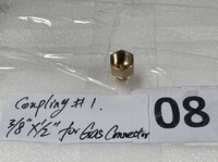 [Parts] Coupling 3/8in×1/2in Gas Conector