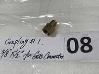 [Parts] Coupling 3/8in×1/2in Gas Conector