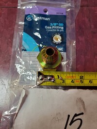 [Parts] Coupling 3/8in×1/2in Gas Conector 65712B