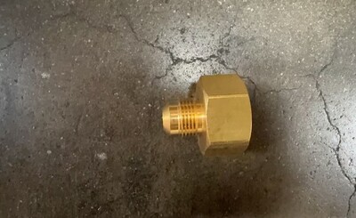 [Parts] Coupling 3/8in×1/2in Gas Conector 65712B