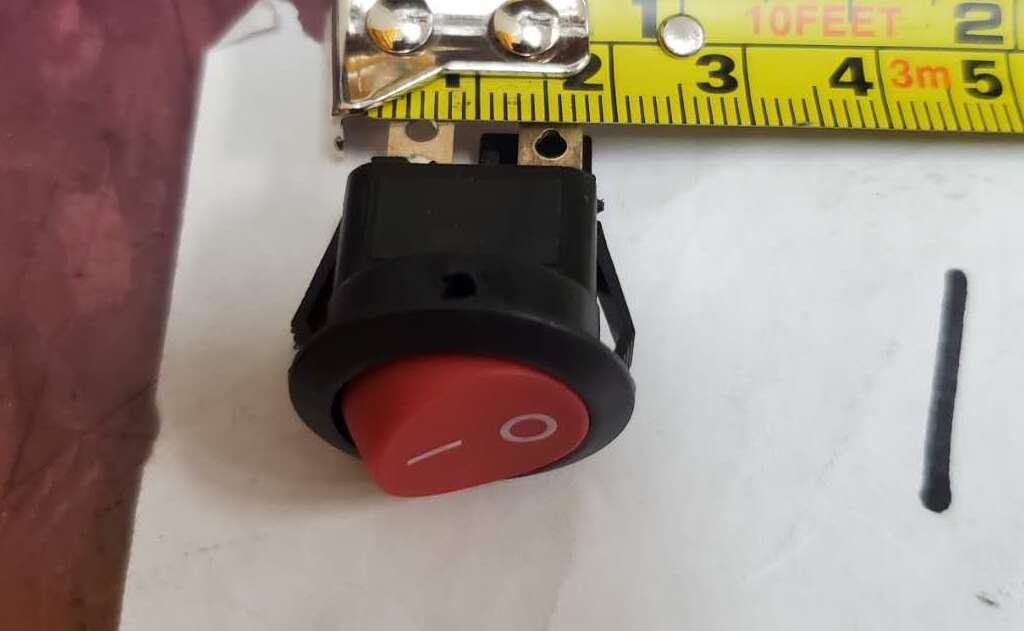 [Parts] LG1000 Round Boat Switch Small Red