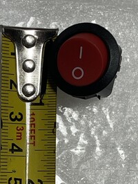 [Parts] LG1000 Round Boat Switch Small Red