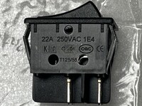 [Parts] KF-49B1 Black Boat Switch 22A 250V